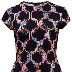 Ted Baker Lost Gardens Dellila Fitted T-shirt
